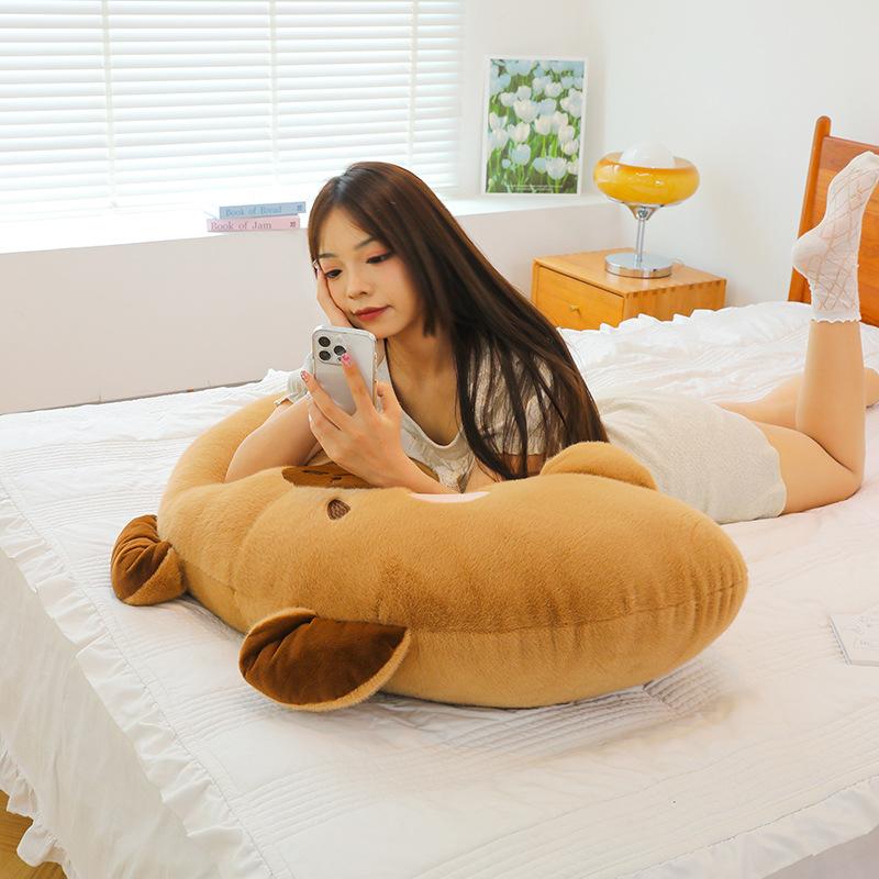 Ugly Cute Capybara Sofa Bedside Pillow Kapibara Throw Pillow Office Nap Pillow