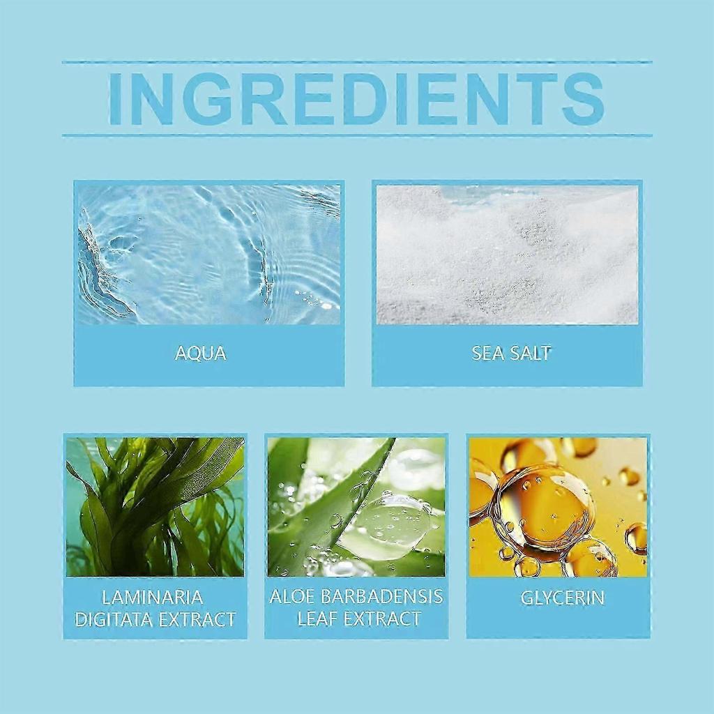 Sea Salt Micro-Volume Styling Spray Hair Moisturizing Refreshing Curly Hair Styling Treatment Lasting Styling Spray