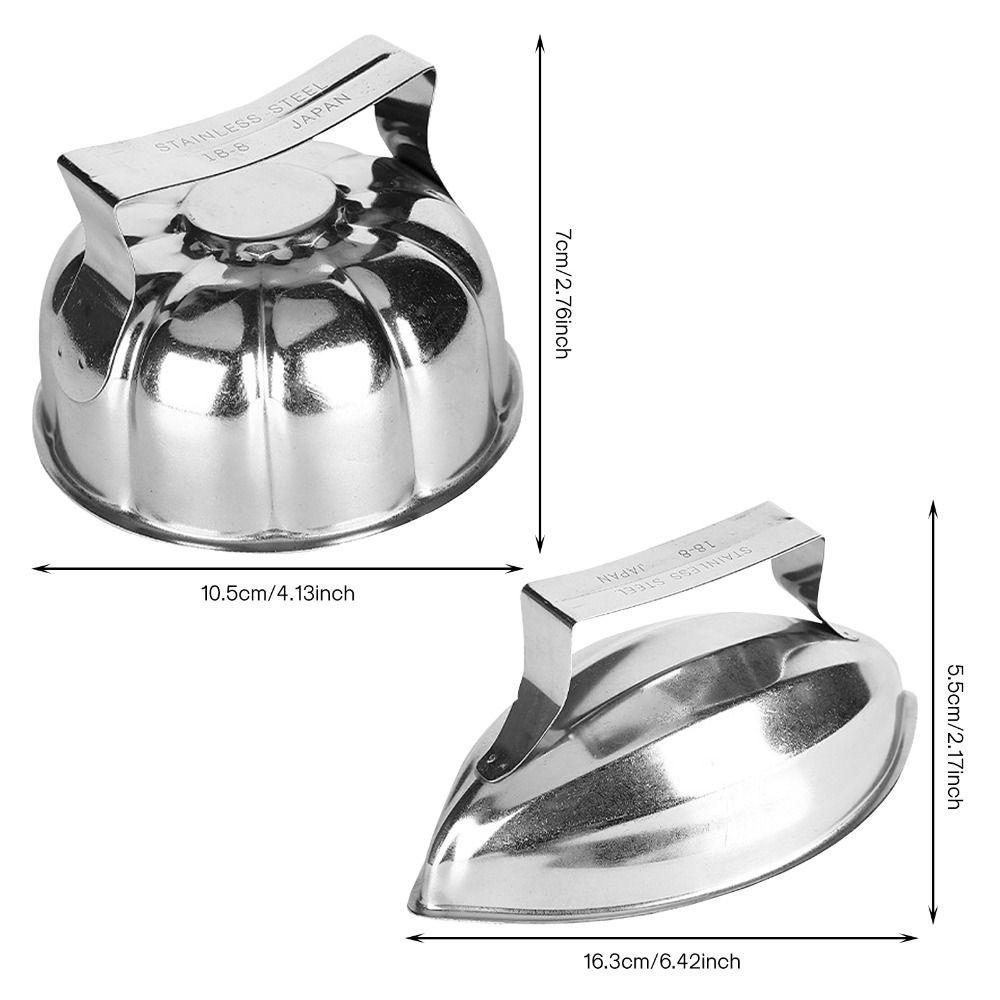 Stainless Steel Fried Rice Press Mould Papaya Shape Rice Shaper Mould For Sushi