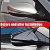 Für 2012-2017 Hyundai Veloster OX Horn Rückspiegelabdeckkappen Kohlefaser