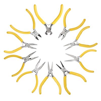 1pc/bag Multi-Functional Yellow Series Jewelry Handmade Pliers DIY Bracelet Necklace Earrings Ring Production