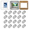 20 PCS Stainless Steel Stand Off Bolts for Secure Installation of Acrylic and Glass Signage Advertisement Fixings