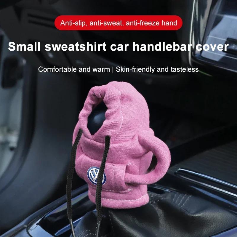 Neu Heiß 2025 Neu Auto Schalthebel Hoodie Abdeckung Schalthebelabdeckung Gangschalthebel Dekoration Für Volkswagen Jetta MK5 Golf Passat 3B7 601