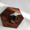 1 Carat D Color Moissanite Ring, Six-Prong Crown Design, 925 Sterling Silver, Light Luxury Jewelry