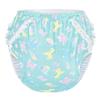 Adult Silky Diaper Cover Lace Ruffle On the Large Ribbon Comfortable Stretch Waterproof and Size S [LittleForBig] [Amusement Park] All-over Print,