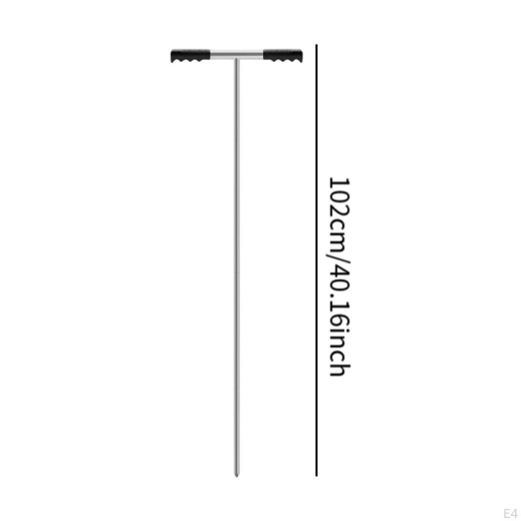 Floor Probe, Sewage Tank -tool Comfortable Grip Nonslip Merde Probe Bar with T -Passer for Tile