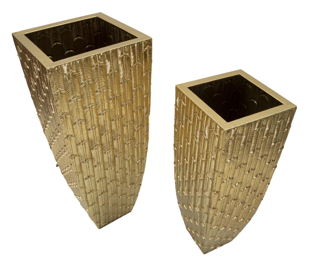 Vase Holder Gliss Set 2 Pcs Cm 40X40X99-32X32X84