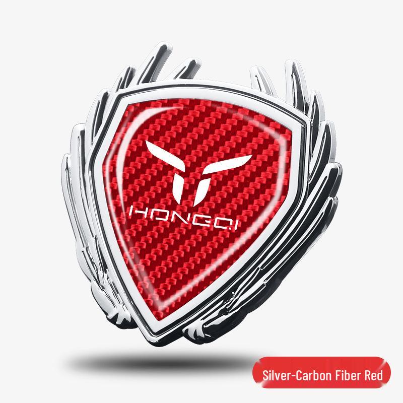 Hongqi Tiangong 05/06/08 EH7 Metal Wing Emblem Car Body Window Decorative Sticker
