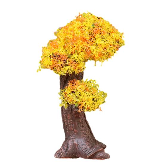 Model Trees Micro Landscape Ornaments Mini Artificial Trees for Moss Micro-Landscapes And Potted Plants Realistic Resin Craft Decorations for Home