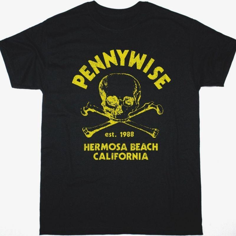 Pennywise Crossbones Black T-Shirt L