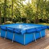 Überirdische Poolabdeckung Halter 6 Stück Solarabdeckung Gurte, Lagerung Verstellbarer Klettverschluss Außen Sicherungsbänder Gurte für Gestellpools, Halten