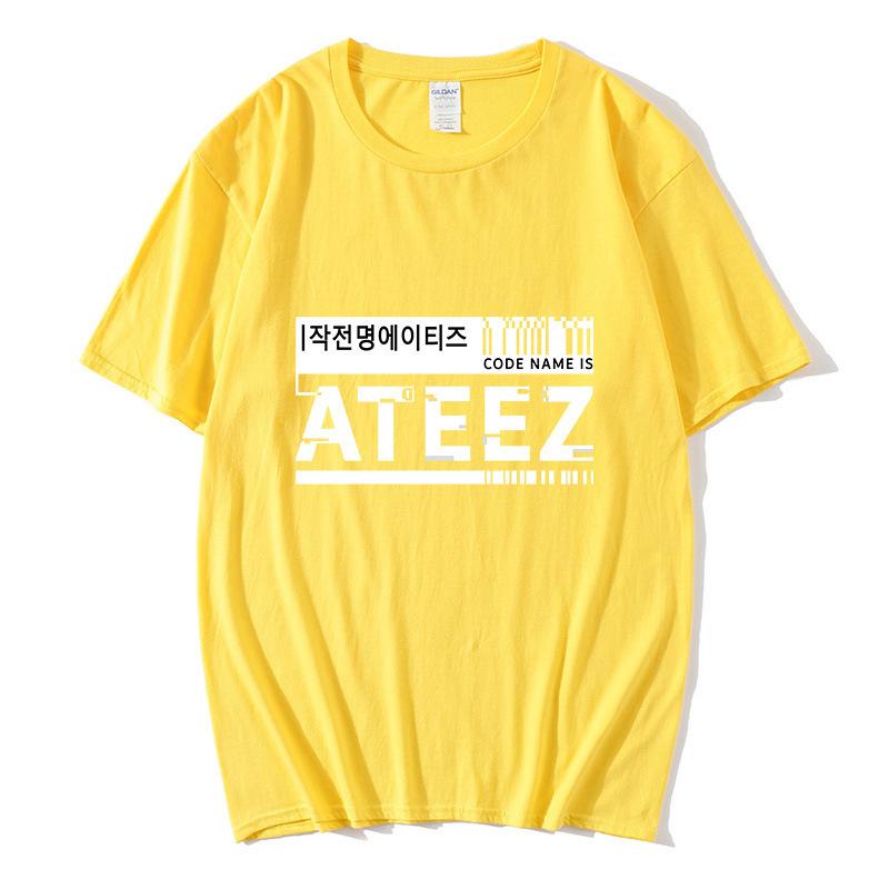 New men's and women's short-sleeved T-shirt ATEEZ trendy fashion casual crew neck, teen T