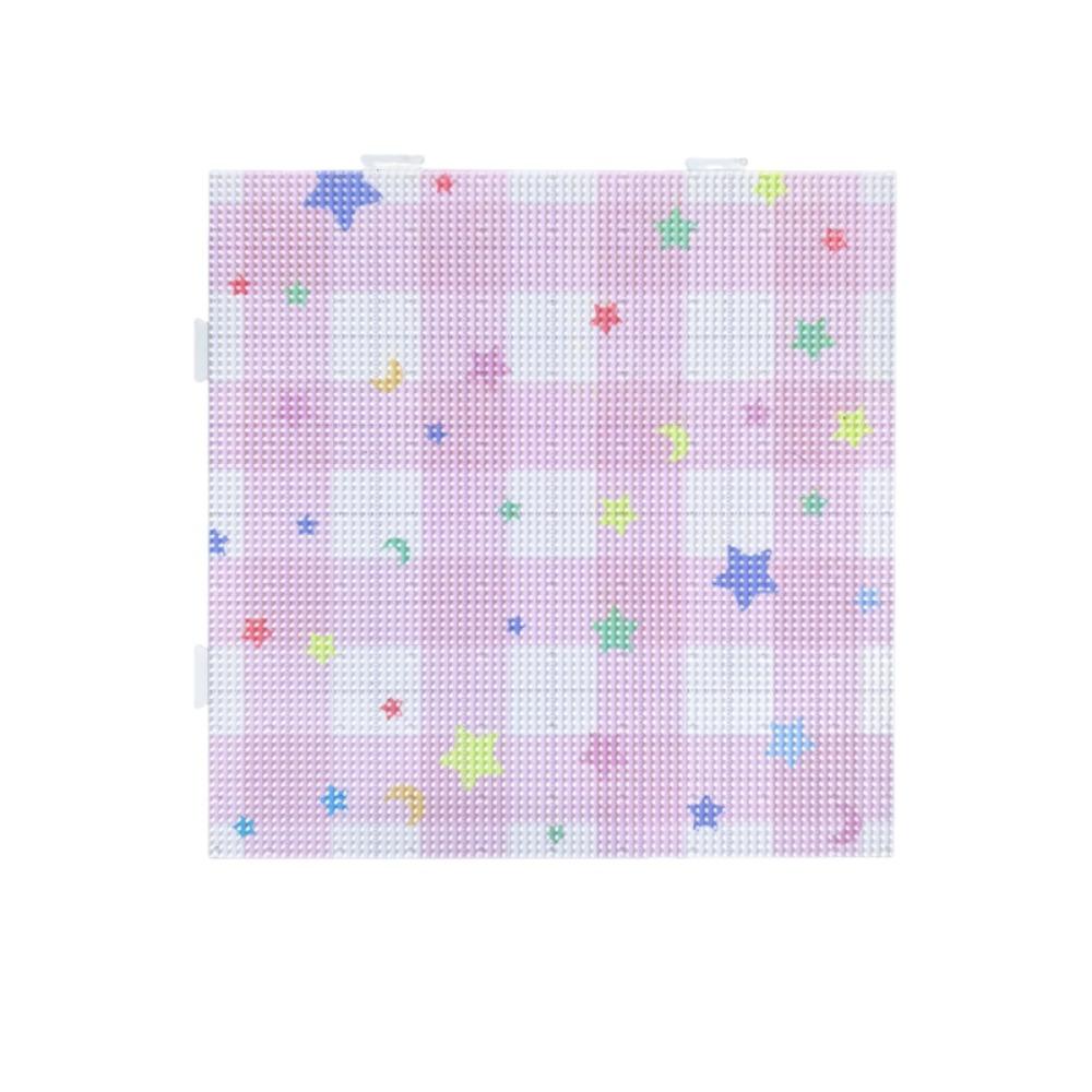 

2.6mm Beads Perler Beads Boards Stars Moons Hama Beads Pegboards Puzzle Making Pink 78x78Pins