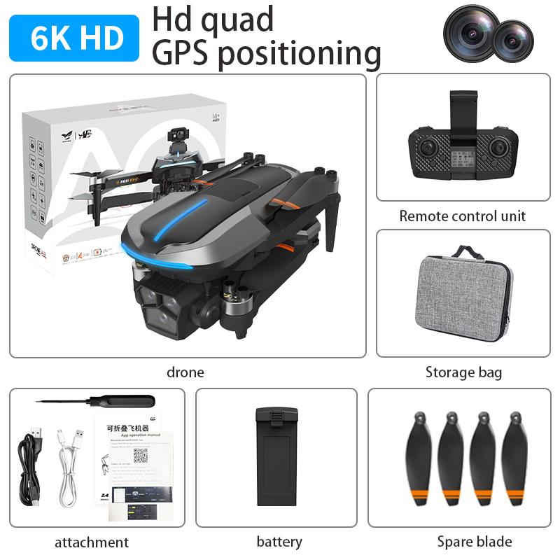 AE8 EVO EIS anti-shake HD Dual Camera Drone 360° Obstacle Avoidance Brushless Altitude Stabilizer Optical flow hover Folding
