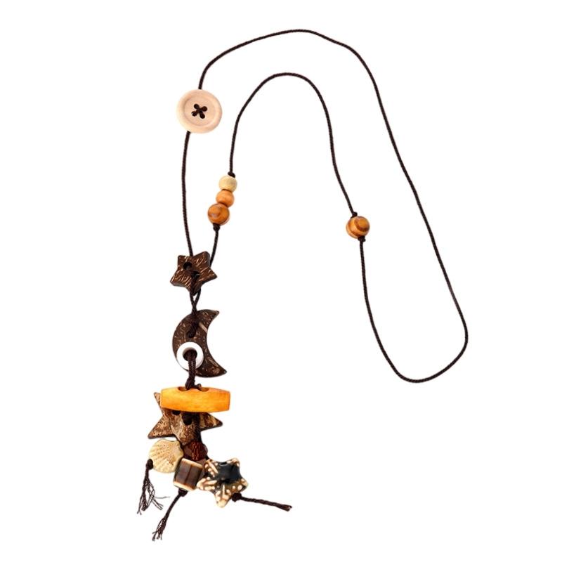 Colorful Resin Bead Necklace Handcraft Bohemian Designs for Everyday Wear