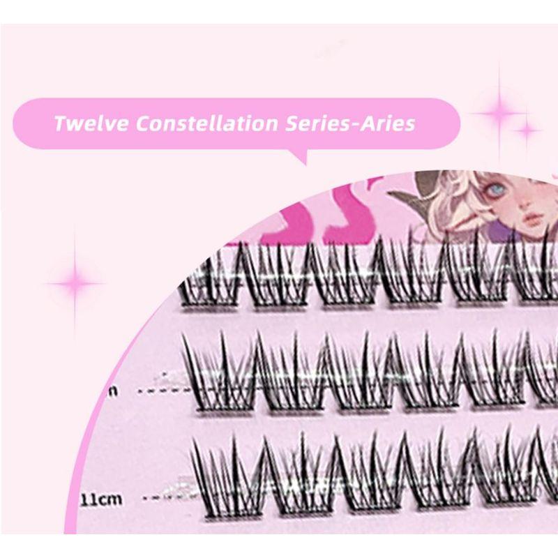 Gege Bear - Twelve Constellations Glue Free False Eyelashes - Aries