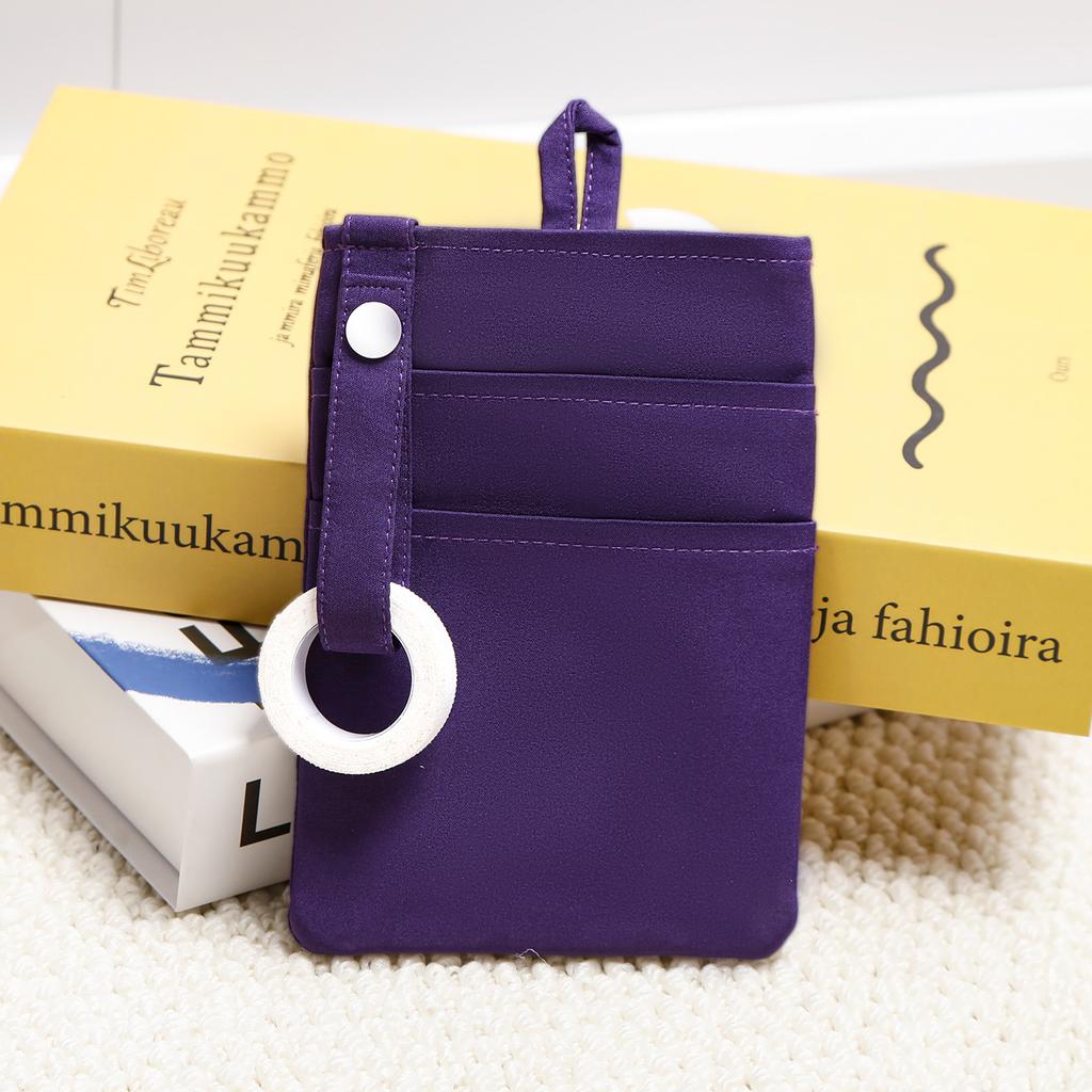 Solid Quick-dry Nurse Pocket Organizer Polyester Spandex Pouch Pen Holder Clip-on Utility Pocket for Pens P-TLSG-01