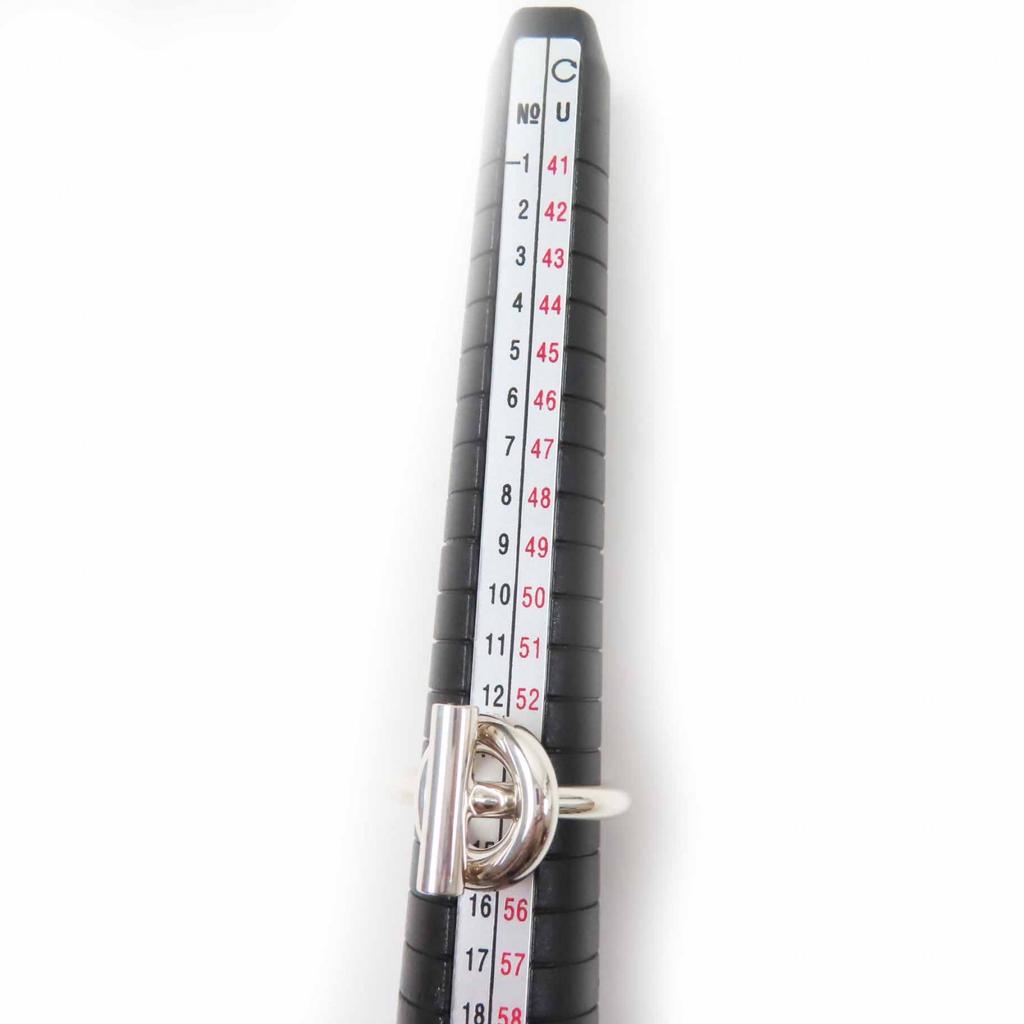 Pristine HERMES Ring Echappee Silver AG925 Women Used
