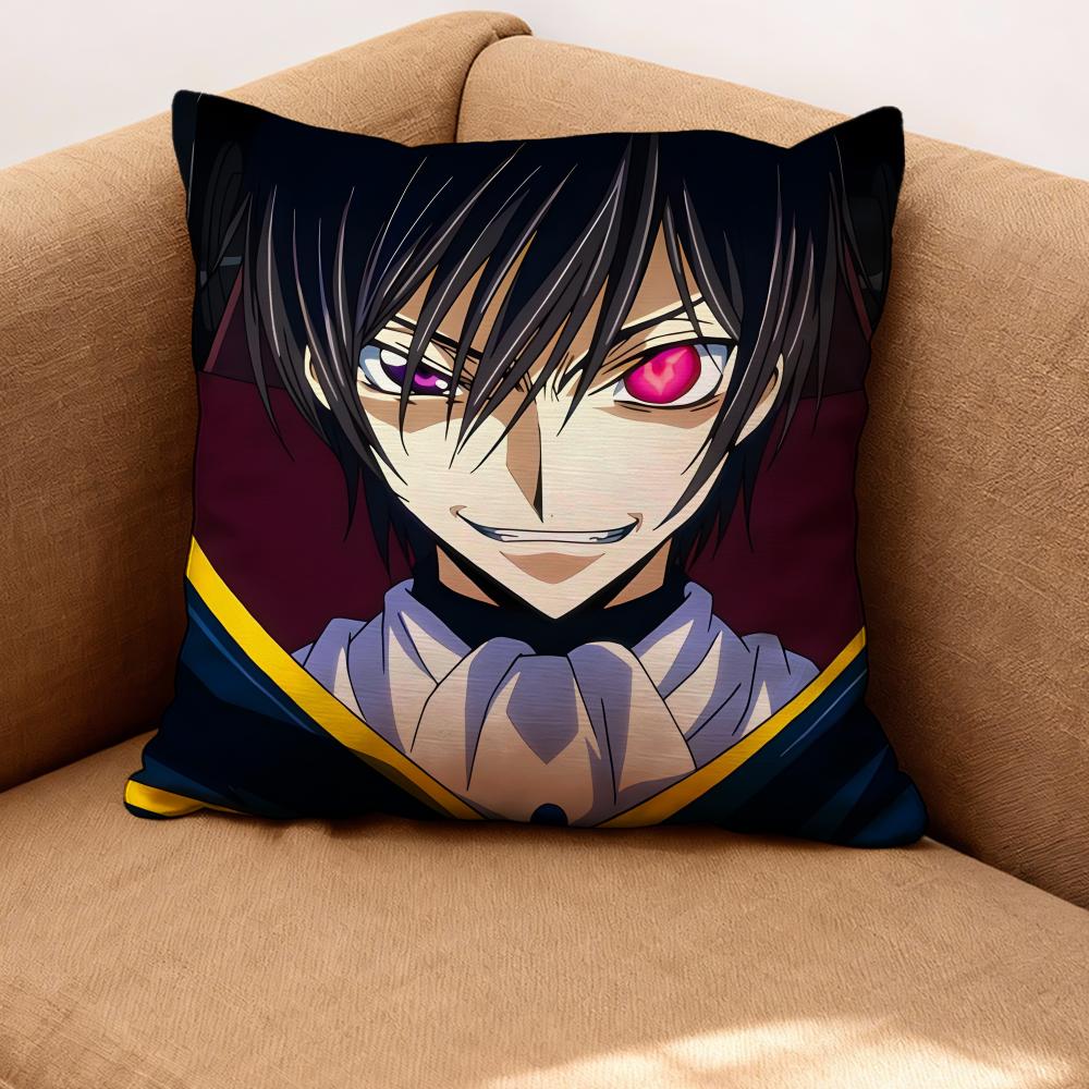 Lelouch of the Rebellion Cushion Cover Premium Comfort Reversible Pillow Cove -Two in One Design for Any Room & Car Interior