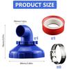 Pool Jet Nozzle 360° Swivel Rotatable Pool Inlet Nozzle Swimming Pool Nozzle for Intex Outlet Pool Nozzles Pool Accessories