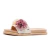 Versatile Open-toed Double Ring with Thick-soled Cool Slippers Large Size Fairy Style with Skirt Rose National Style Sandals Super Soft