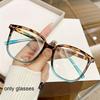 Large Square Reading Glasses , Fashionable Reading Glasses, Classic Reading Glasses for Women and Men To Read Books +1.0 To +4.0
