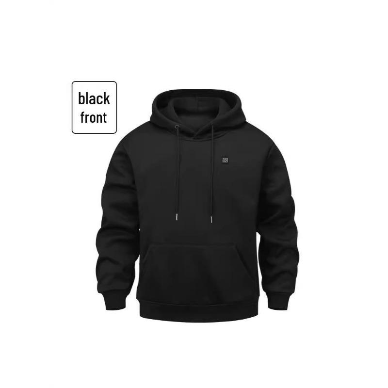 Heren 5-Zone USB Verwarmd Sweatshirt met Capuchon - Warme Elektrische Verwarmingskleding