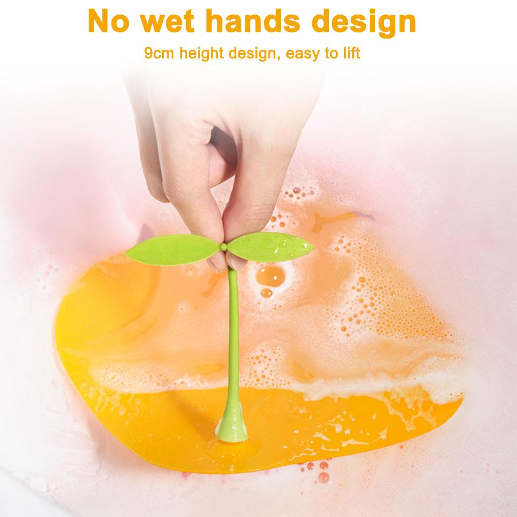 Drain Cover Bathroom Kitchen Shower Hair Catcher Silicone Washable Cover Bathroom Kitchen Tub Sewer Residue Stopper