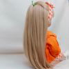 Realistic Reborn Baby Girl Full Silicone Body Lifelike Doll With Long Hair 55 CM 22 Inch Princess Toddler Bebe For Kids Gift