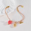 European And American Retro Multi-Element Bracelet For Women Celebrity Style Does Not Fade 18K Gold Fashionable Ladies Jewelry
