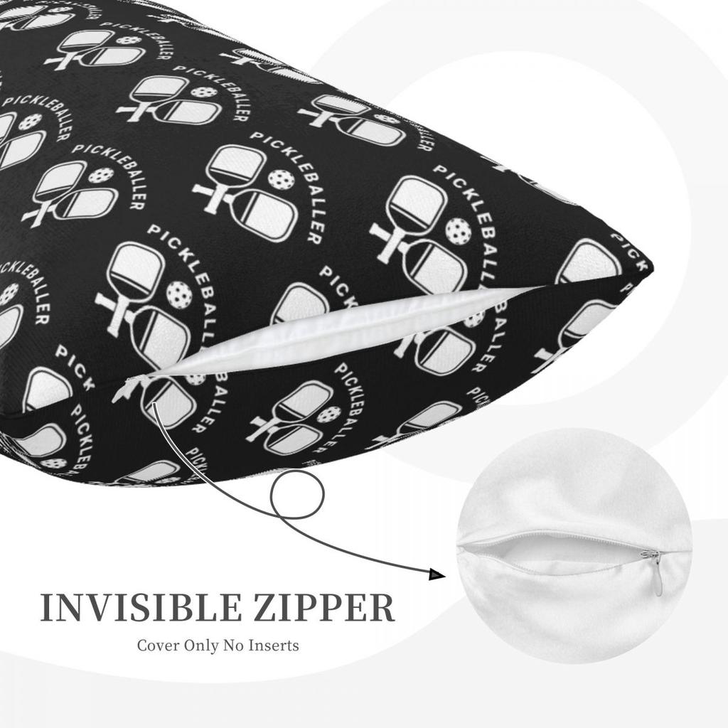 Fun Pickleball Apparel Pickleballer Rectangle Pillowcase Cushion Cover Decorative Bedroom Bed Home Comfort Throw Pillow