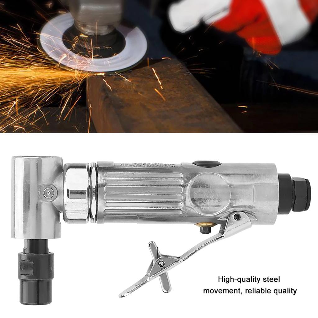 90 Degrees Bending Pneumatic Die Grinder Industrial Grade with 2inch Grinding Disc BSP