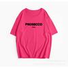 Plus Size  Women's Summer Letter-printed Round Neck Loose Short Sleeved Top