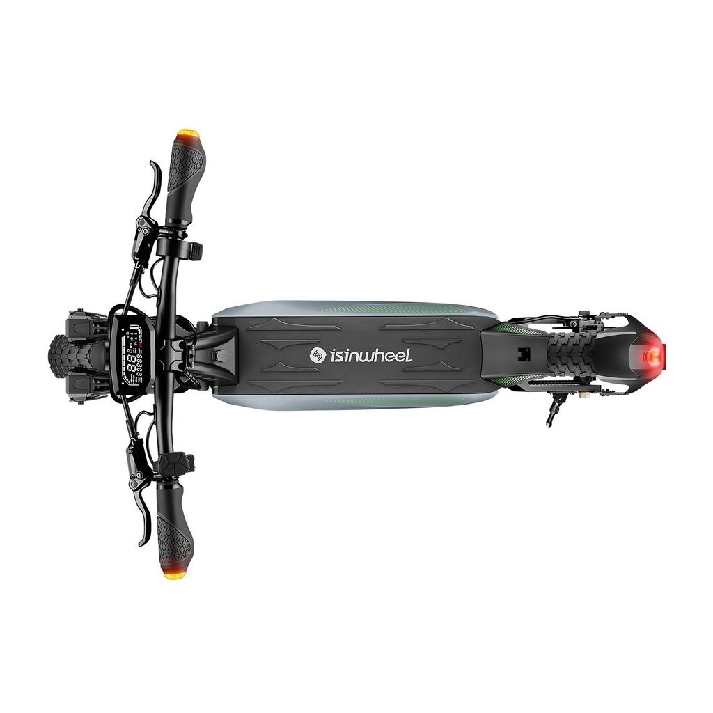 ISINWHEEL GT4 Foldable E-Scooter Adults Dual 1200W Motors 52V18AH Battery Max Load 150KG High-Performance E-Scooter for Urban Commute Adventure