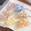 High-End Acetate Three-Dimensional Flower Claw Clips, Fresh Textured Large Hair Clips, Versatile Shark Clip Hair Accessories for Women