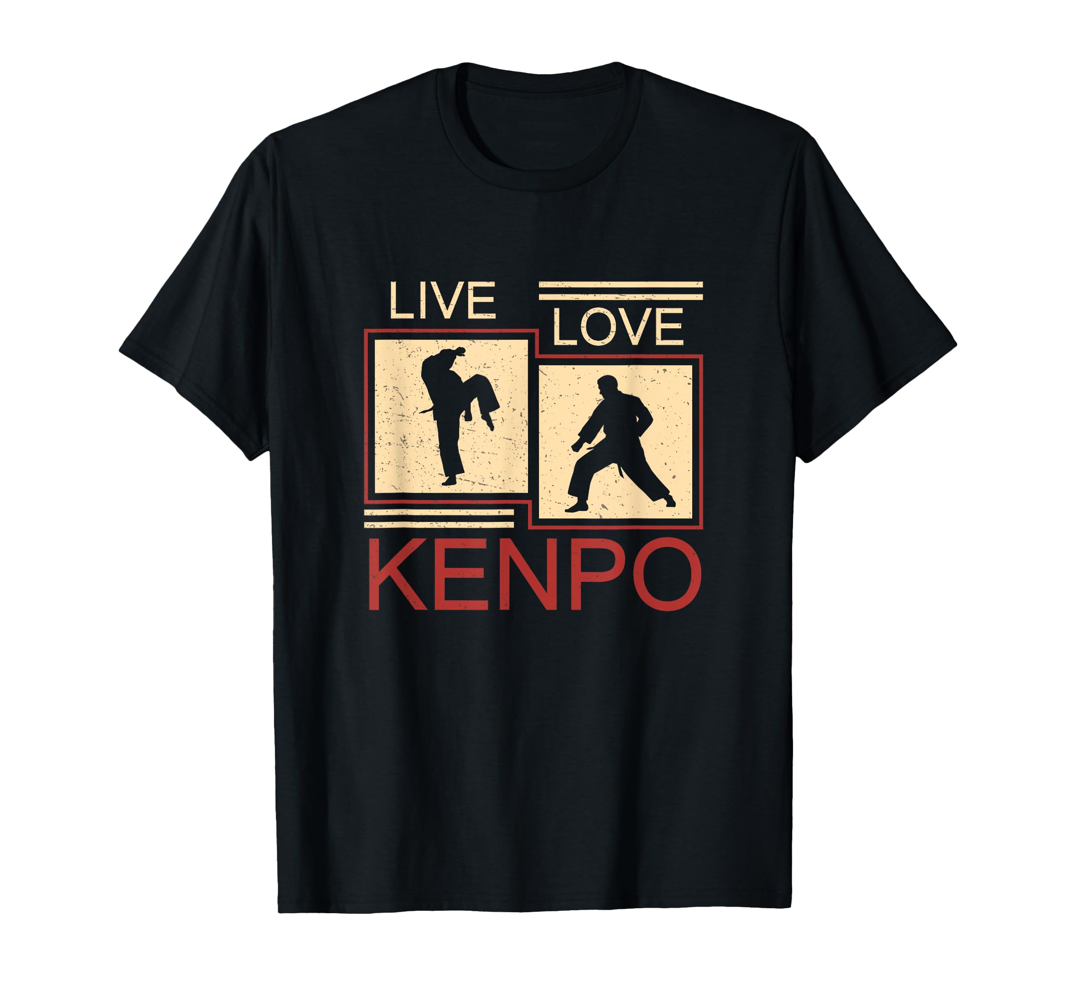 

Awesome Live Love Kenpo for Kenpo Fan Kenpo Fighter T-Shirt