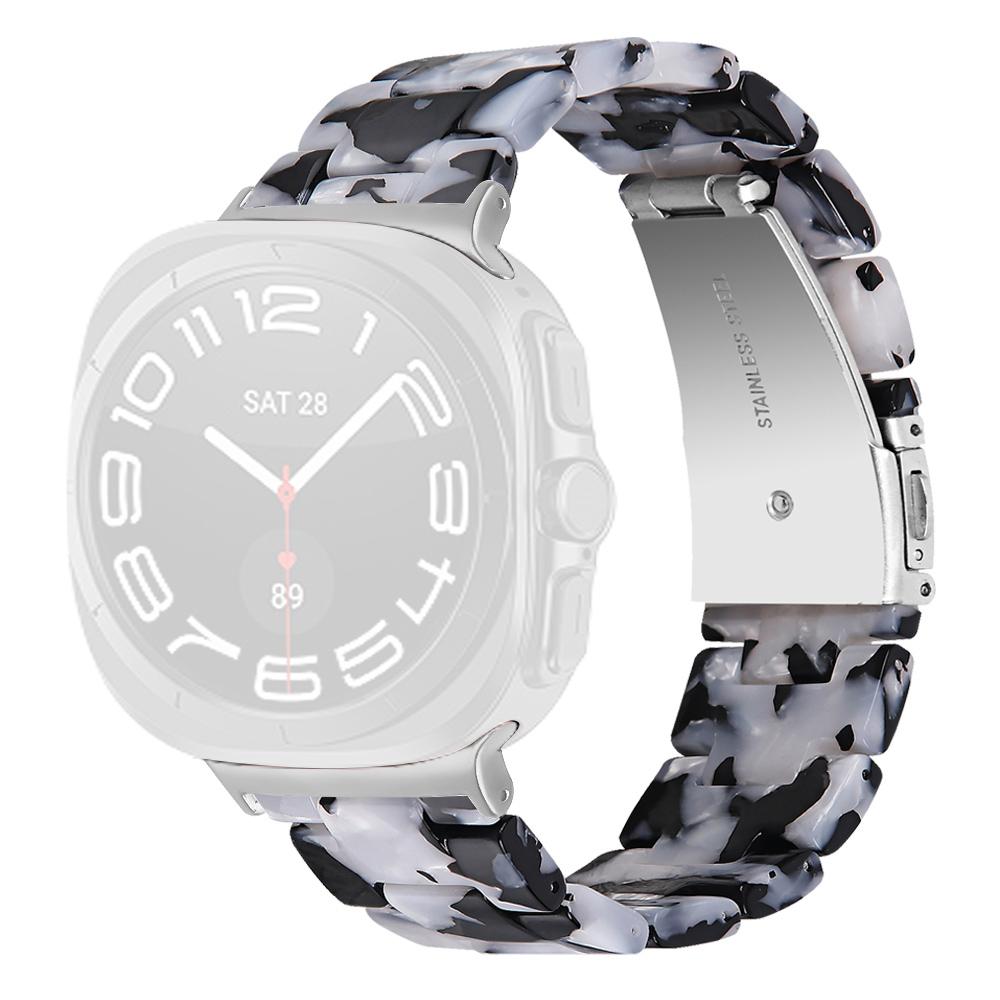 For Samsung Galaxy Watch Ultra (2025) 47mm Watch Strap Acrylic Resin Waterproof Wrist Band