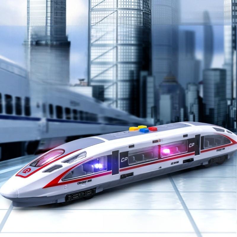 China Rejuvenation Highspeed Train Toy With Lights Music For Kids Educational Play