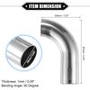 A ABSOPRO Exhaust Pipe Intercooler Pipe Air Intake Tube Intake