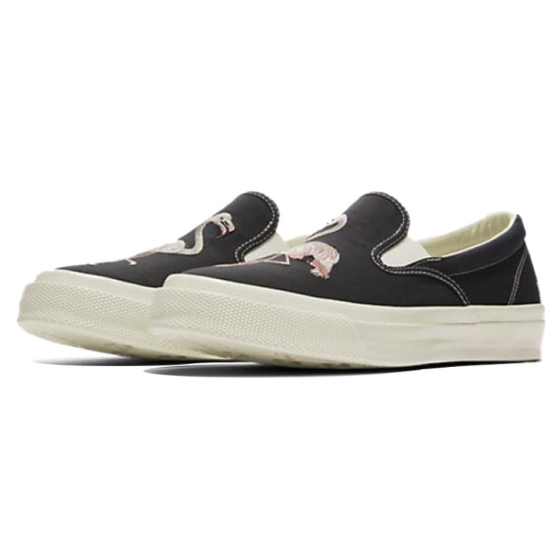 Converse Chuck Taylor All Star Deck Star 67 Slip Non-slip Abrasion Resistant Low-Top Board Shoes Unisex Black and Brown