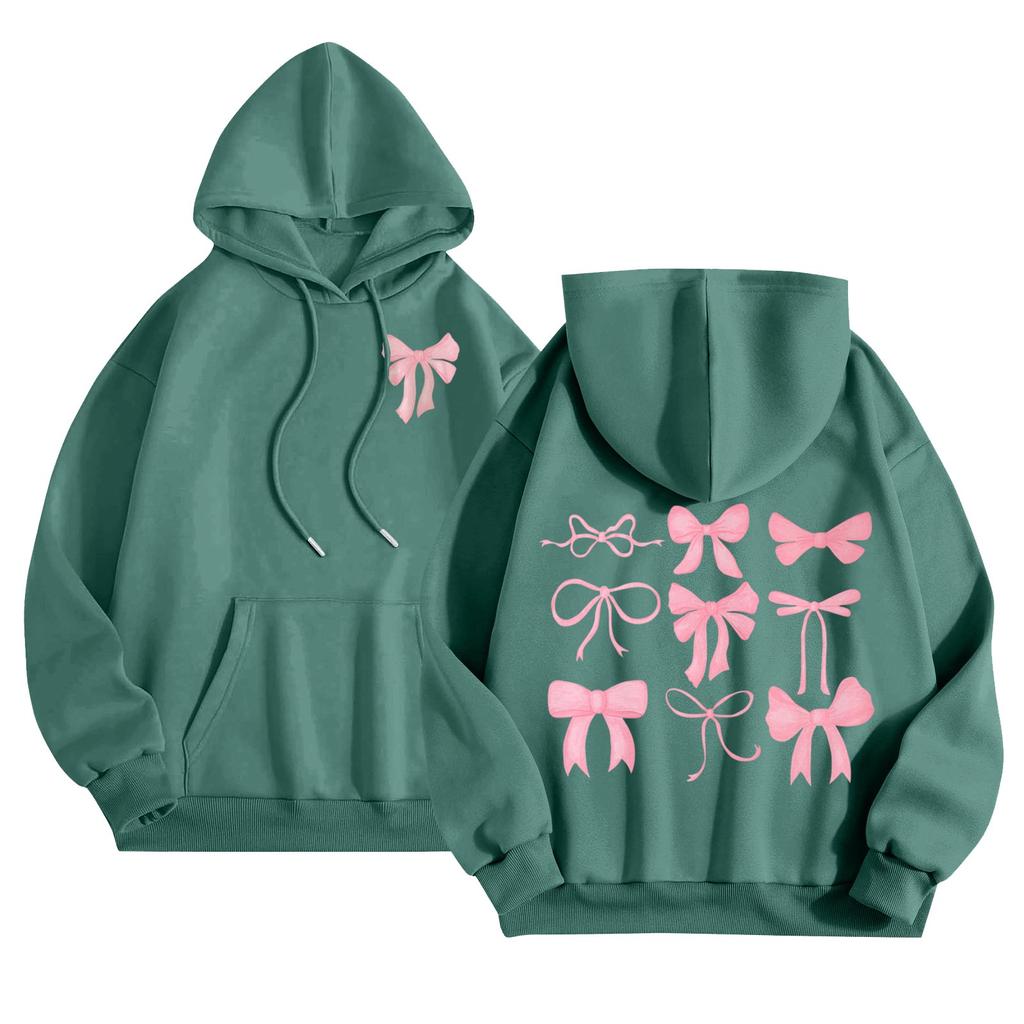 Dámské topy s potiskem s kulatým výstřihem Bavlněné ležérní módní pulovrové topy s dlouhým rukávem Halenka