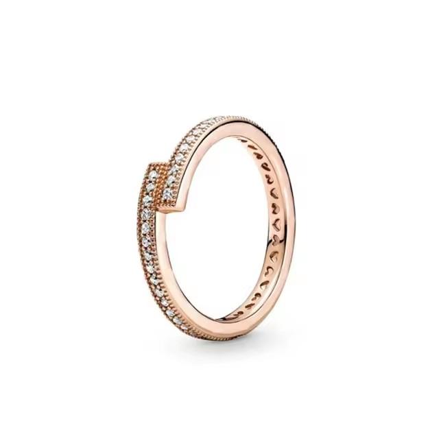 925 Silver Stackable Infinite Heart Simple Elegant Stars For Women   Wedding Ring Jewelry Gift 2025