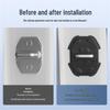 Car Door Lock Silicone Protector: Noise Reduction, Shock Absorption, Anti-Collision Pad for Safe Door Closing