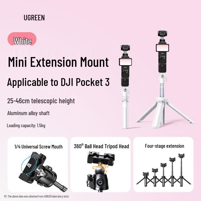 UGREEN Portable Mini Tripod for Canon G7X2 & Sony ZV Mirrorless Cameras
