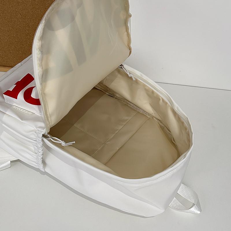 Студенческий школьный рюкзак с буквенным принтом — фото 9