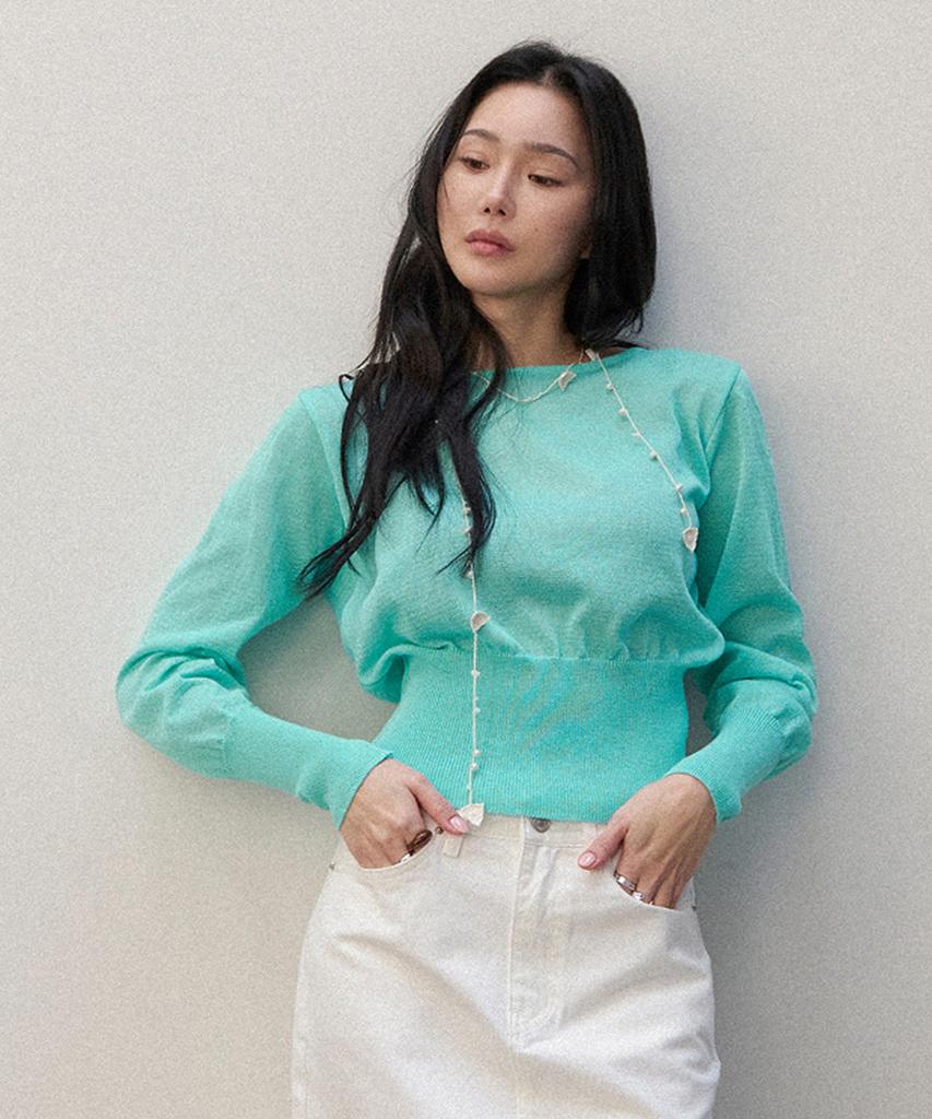 Moleubeu13 Rib Frame Linen Knit (Linen)