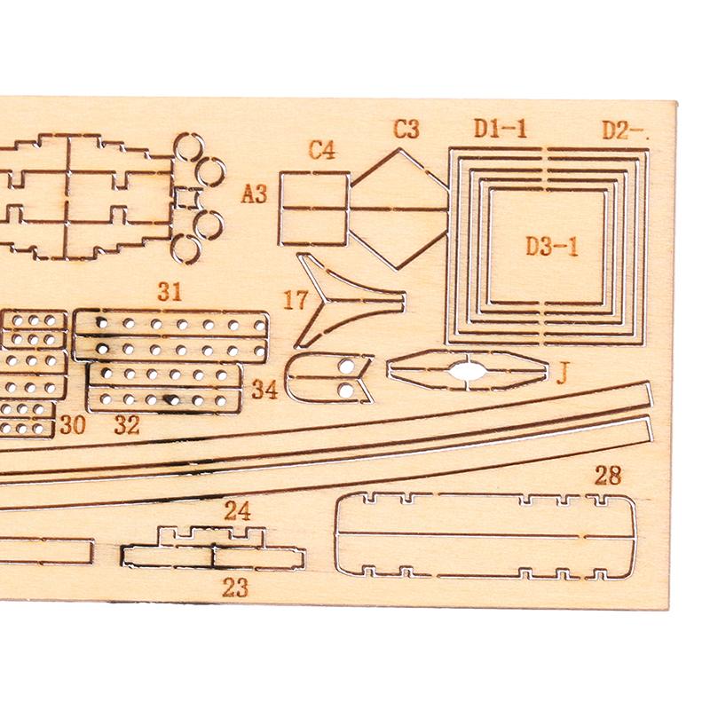 1:70 Hafen Holz Segelboot Modell DIY Bausatz Schiff Montage Dekoration Geschenk