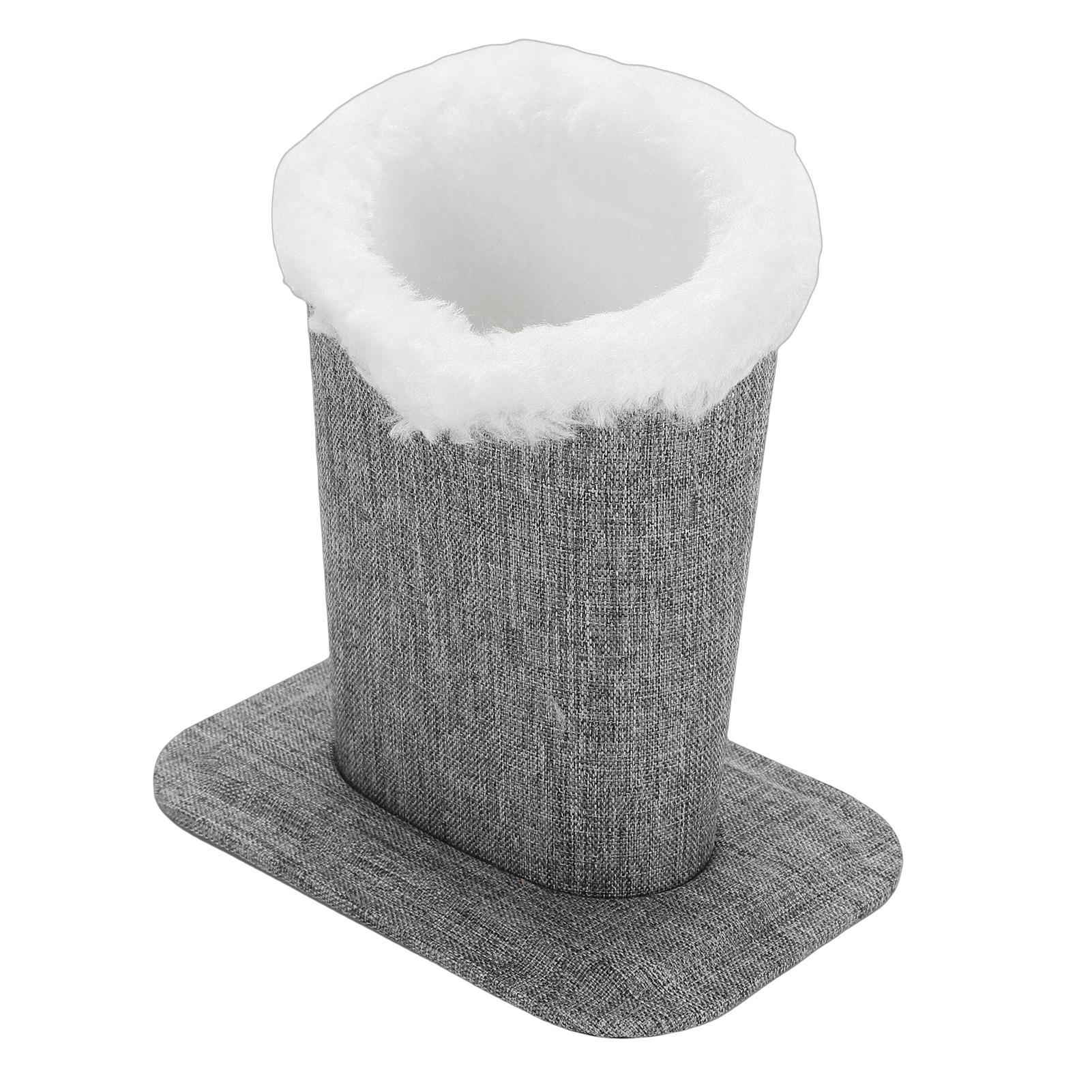 

Мягкий держатель-подставка для очков с подкладкой, мягкий защитный чехол для очков для стола, тумбочки, столика Льняной серый