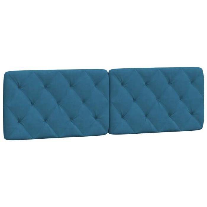 VidaXL Coussin de Tête de Lit, Oreiller de Tête de Lit avec Bandes Auto-agrippantes, Coussin Rembourré Chambre à Coucher, 374737