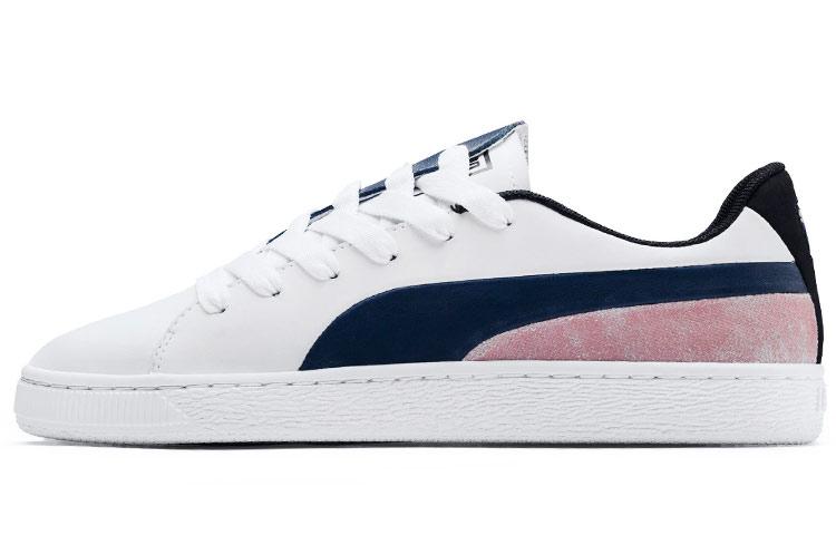 PUMA Basket Crush Paris White Blue Pink Women s 369598-02 37